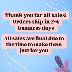 Custom Order Shipping Notice